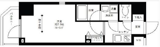 プライムアーバン白山 601 間取り図