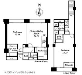 品川プリンスレジデンス 716 間取り図