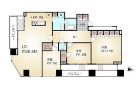 シティタワー新宿新都心 33階 間取り図