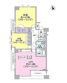 麻布市兵衛町ホームズ 12階 間取り図