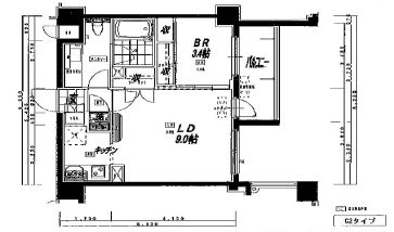 スミール都立大 307 間取り図