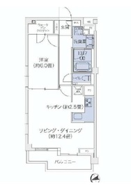 代官山BLESS鉢山 302 間取り図