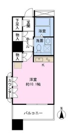 白金タワー テラス棟 6階 間取り図