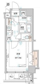 ハーモニーレジデンス月島 5階 間取り図