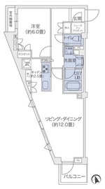 代官山BLESS鉢山 305 間取り図