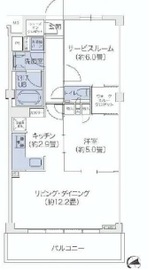 代官山BLESS鉢山 104 間取り図