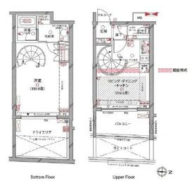 ピアース西麻布 3階 間取り図