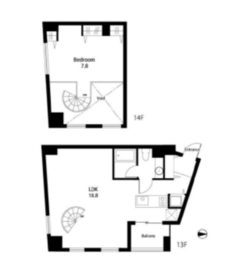 カラム 1305 間取り図