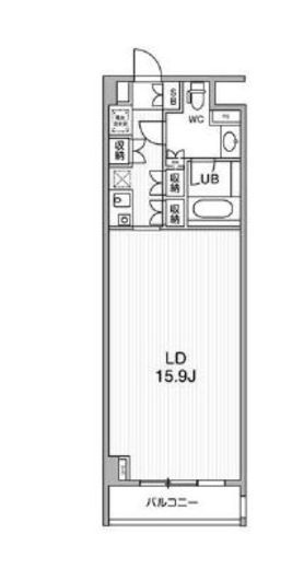 六本木デュープレックスエムズ 419 間取り図