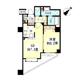渋谷神山町レジデンス 803 間取り図