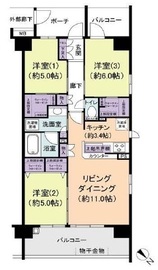 オークプレイス豊洲 9階 間取り図