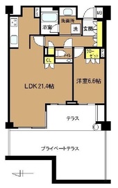 ウェリス麻布狸穴 3階 間取り図