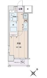 HF門前仲町レジデンス 1204 間取り図