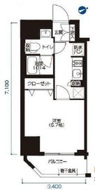 アーバネックス大森 704 間取り図