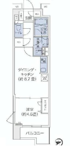代官山BLESS鉢山 113 間取り図