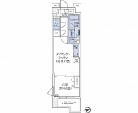 代官山BLESS鉢山 312 間取り図