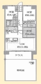 グランソシア辰巳の森海浜公園 1階 間取り図