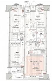 グラーサ銀座イースト 2階 間取り図