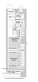 BPRレジデンス渋谷 409 間取り図