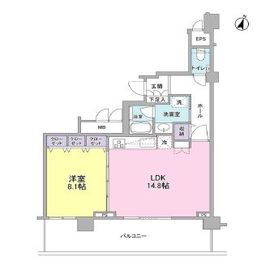 ソアラノーム碑文谷 102 間取り図