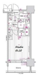 ガーラ・プレシャス門前仲町 4階 間取り図