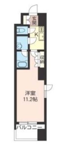 アピス西新宿三丁目 4階 間取り図