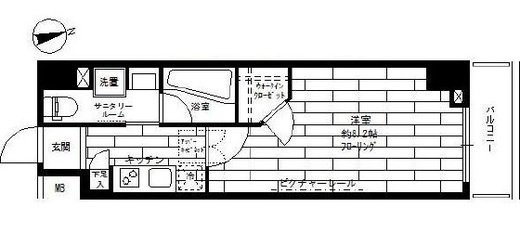 ステージファースト飯田橋アジールコート 9階 間取り図