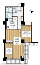 六本木ファーストプラザ 4階 間取り図