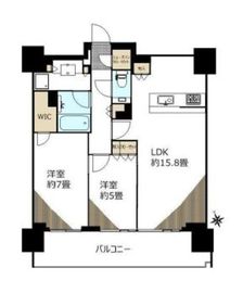 シティハウス恵比寿伊達坂 7階 間取り図