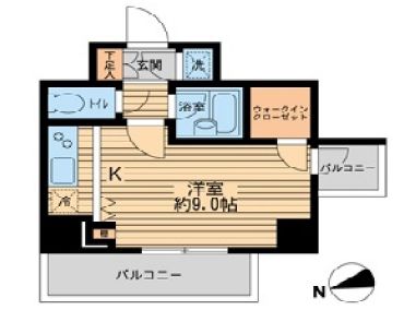 HF早稲田レジデンス2 1101 間取り図