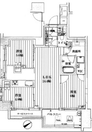 ザ・パークハウス四谷若葉レジデンス 7階 間取り図