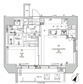 シーフォルム神保町 8階 間取り図