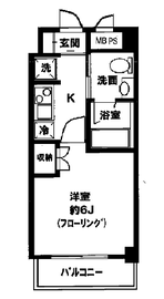 ダリアコート白金台 205 間取り図
