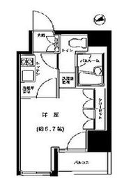 グランフォース五反田 6階 間取り図