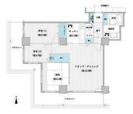 ベルタワー 2703 間取り図