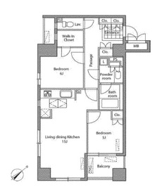 レジディア文京千石2 202 間取り図