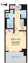 クレストヒル桃ヶ丘 402 間取り図