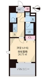 クレストヒル桃ヶ丘 505 間取り図