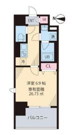 クレストヒル桃ヶ丘 605 間取り図