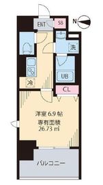 クレストヒル桃ヶ丘 805 間取り図