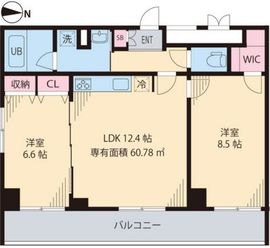 クレストヒル桃ヶ丘 902 間取り図