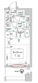 DIPS神楽坂 7階 間取り図