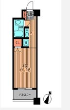 プライムアーバン勝どき 708 間取り図