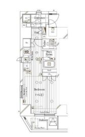 ガリシアヒルズ西麻布WEST 5階 間取り図