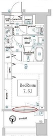 DIPS神楽坂 1005 間取り図