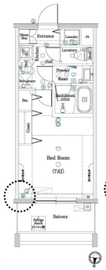 DIPS神楽坂 302 間取り図