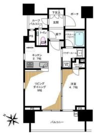 シティハウス南麻布一丁目 2階 間取り図