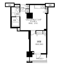 レグノ・セレーノ 11階 間取り図