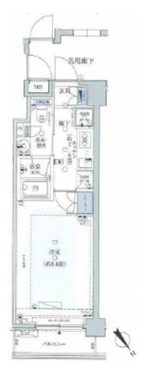 銀座二丁目レジデンス 5階 間取り図