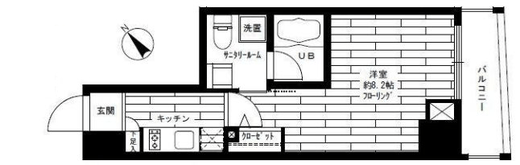 ステージファースト駒沢 4階 間取り図